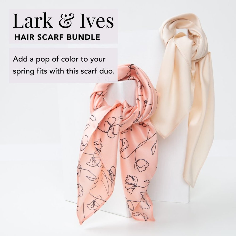 NEW Lark & Ives Collectibles Hair Scarf Bundle
